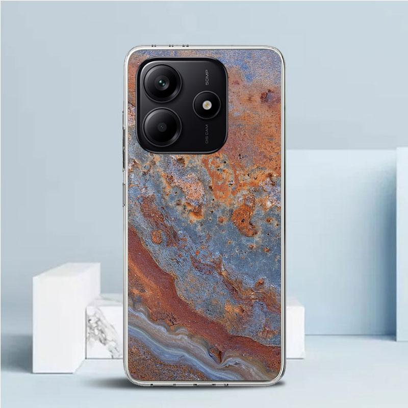 

Vintage Industrial Style Rusty Pattern Soft Cover for Xiaomi Redmi Note 15 14 13 12 Pro Plus Phone Case 14S 11S 11T 11E 10S 10 4 Redmi Note 12 4G