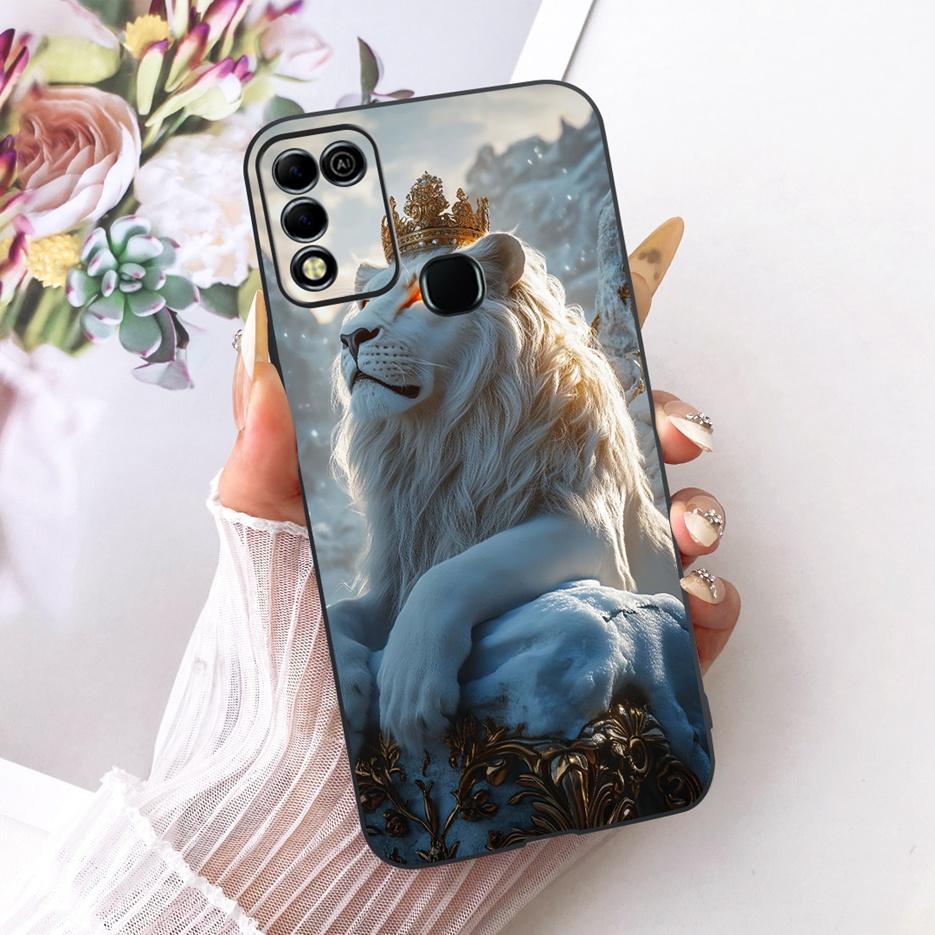 For Infinix Hot 11 Play Case Stylish Butterfly Tree Painted Cover Soft TPU Phone Case For Infinix Hot 10 Play X688C X688B Fundas