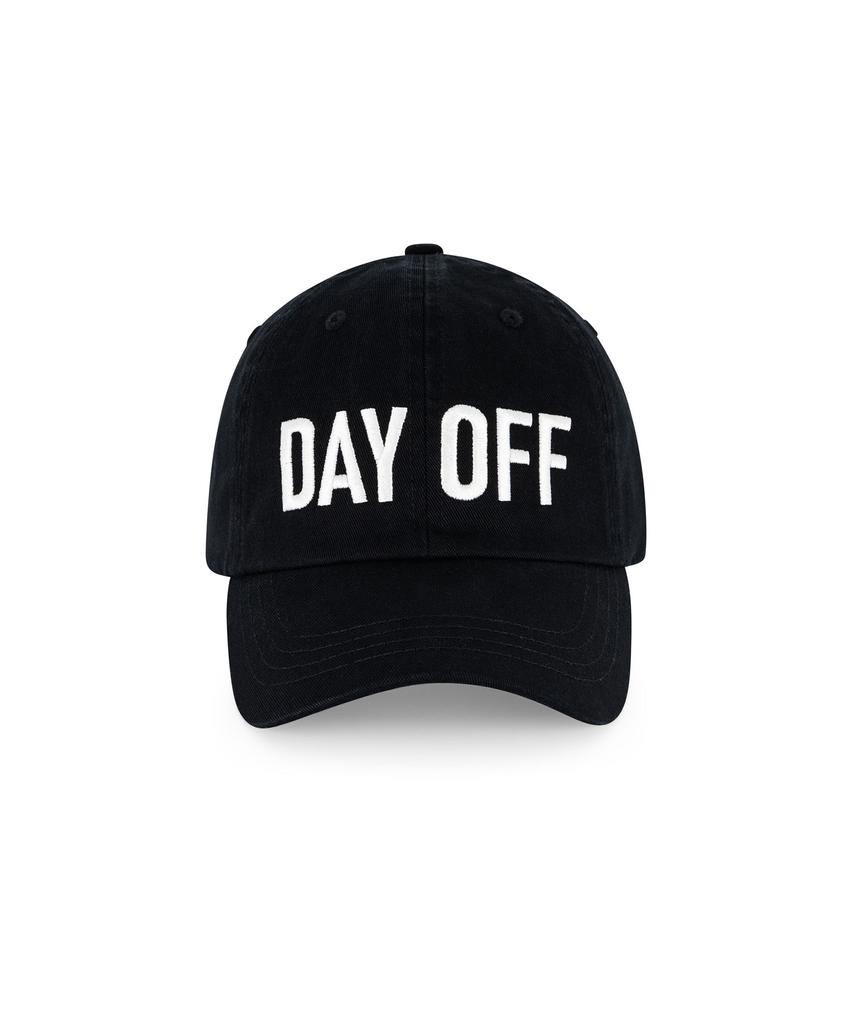 VESTIRYA Witty Lettering Ball Cap Black
