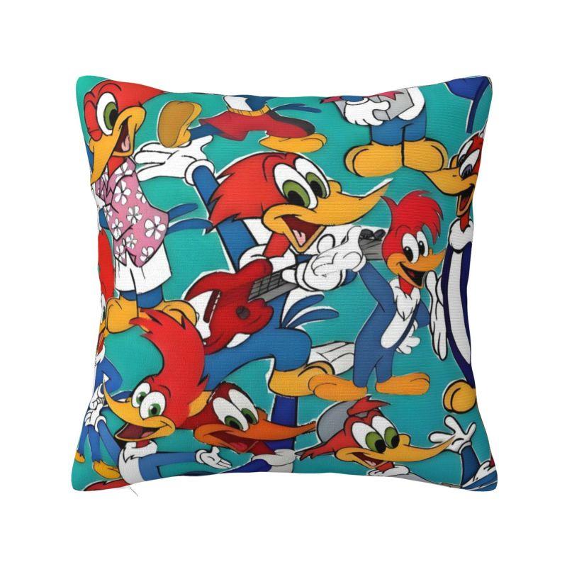 Custom Disney Woody Woodpecker IX Pillow Case for Sofa Cartoon Kawaii Anime Nordic Cushion Cover Soft Pillowcase