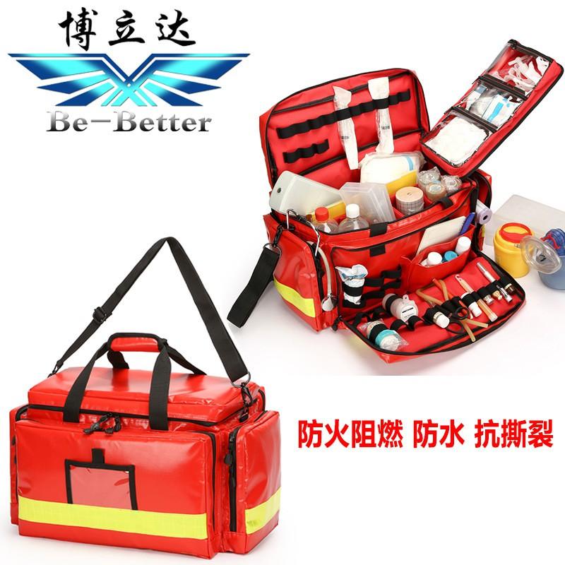 Large Capacity Waterproof Heavy Duty Nylon PVC First Aid Kit Bag Emergency Response Outdoor Survival 09930 PVC Leather