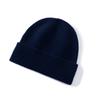 % Merino Pure Wool Knitted Wool Hat Autumn and Winter Warm Solid Color Flanged Cold Hat Men's and Women's Versatile Ear Protection Hat