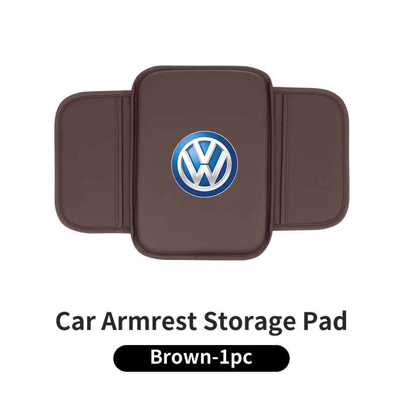 Car Center Console Protector Cover Armrest Box Cushion With Storage Function For VW Scirocco Jetta Beetle Golf Passat Tiguan Ce3