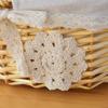 Handheld Rattan Flower & Egg Basket with Ribbon Lining for Weddings