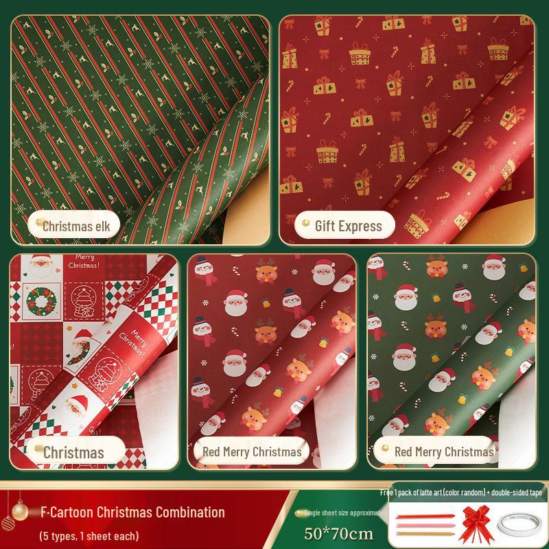 Colorful Cartoon Gift Wrap for Kids – Christmas & Birthday Paper for Boys and Girls with Flower Design