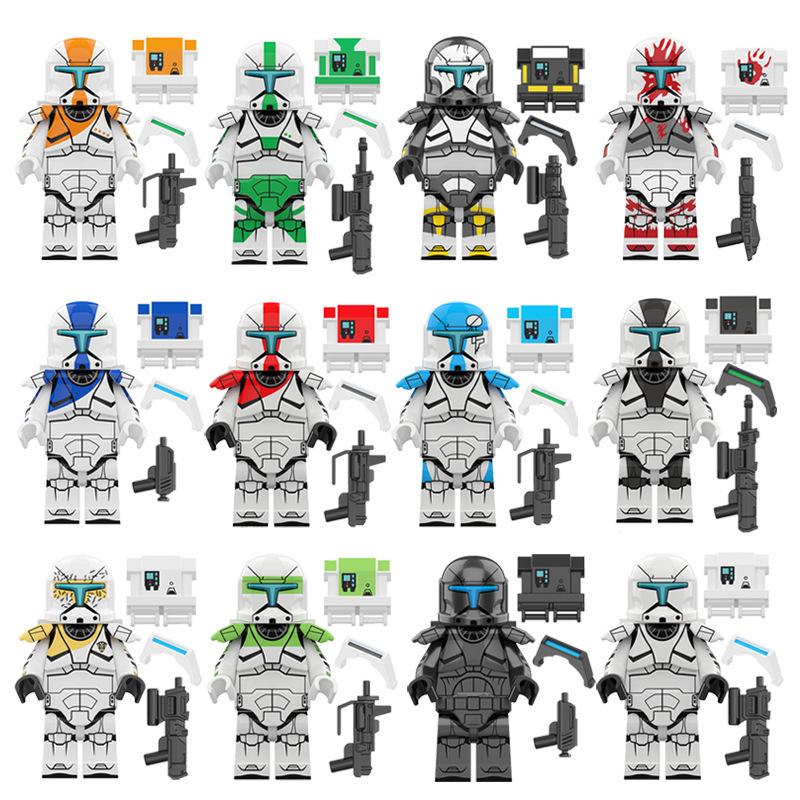 

Звездный Фильм Самурай Конструктор Злодей Мелкие Детали Сборная Кукла Военные Игрушки 24 Модели Pyp