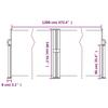 VidaXL Retractable Side Awning, Garden Privacy Screen, Protection Screen, Balcony Terrace Backyard Screen 4004808