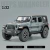 1:32 Jeep wrangler Simulation Toy Vehicles Model Sound and light Shock Absorbers Alloy Children Toys Collection Gift A905 ALR1
