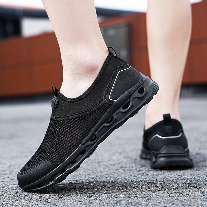 36-48Unisex Sport Shoes End Hollow Mesh Sports Casual Shoes Involved Outdoor Shoes Large Size Women's Shoes