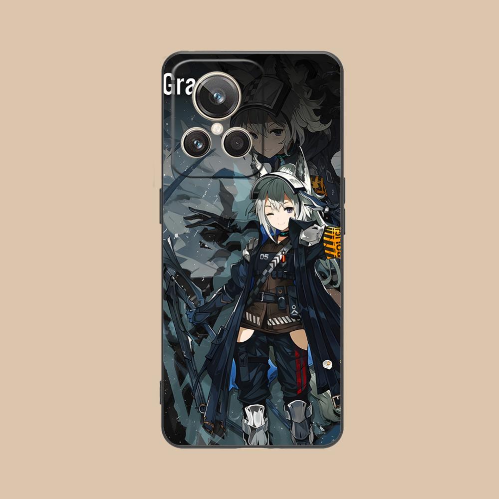 Arknights Grani Matte TPU Mobile Phone Case for Realme 15 14 13 12 11 10 9 Pro Plus T i Lite 5G Colorful Printing Cover
