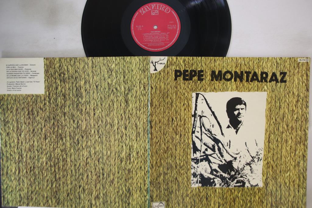 LP Record PEPE MONTARAZ - Pepe Montaraz ZL174 ZAFIRO 1975 Spain Latin Used