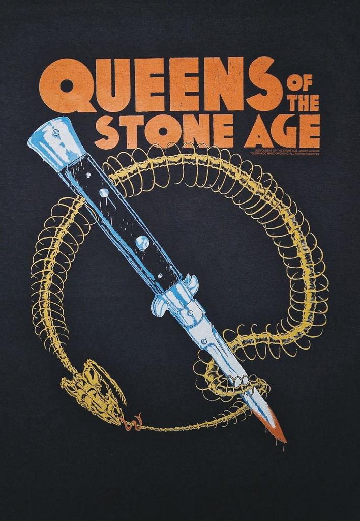 Queens of the Stone Age Snake Skeleton  T-Shirt