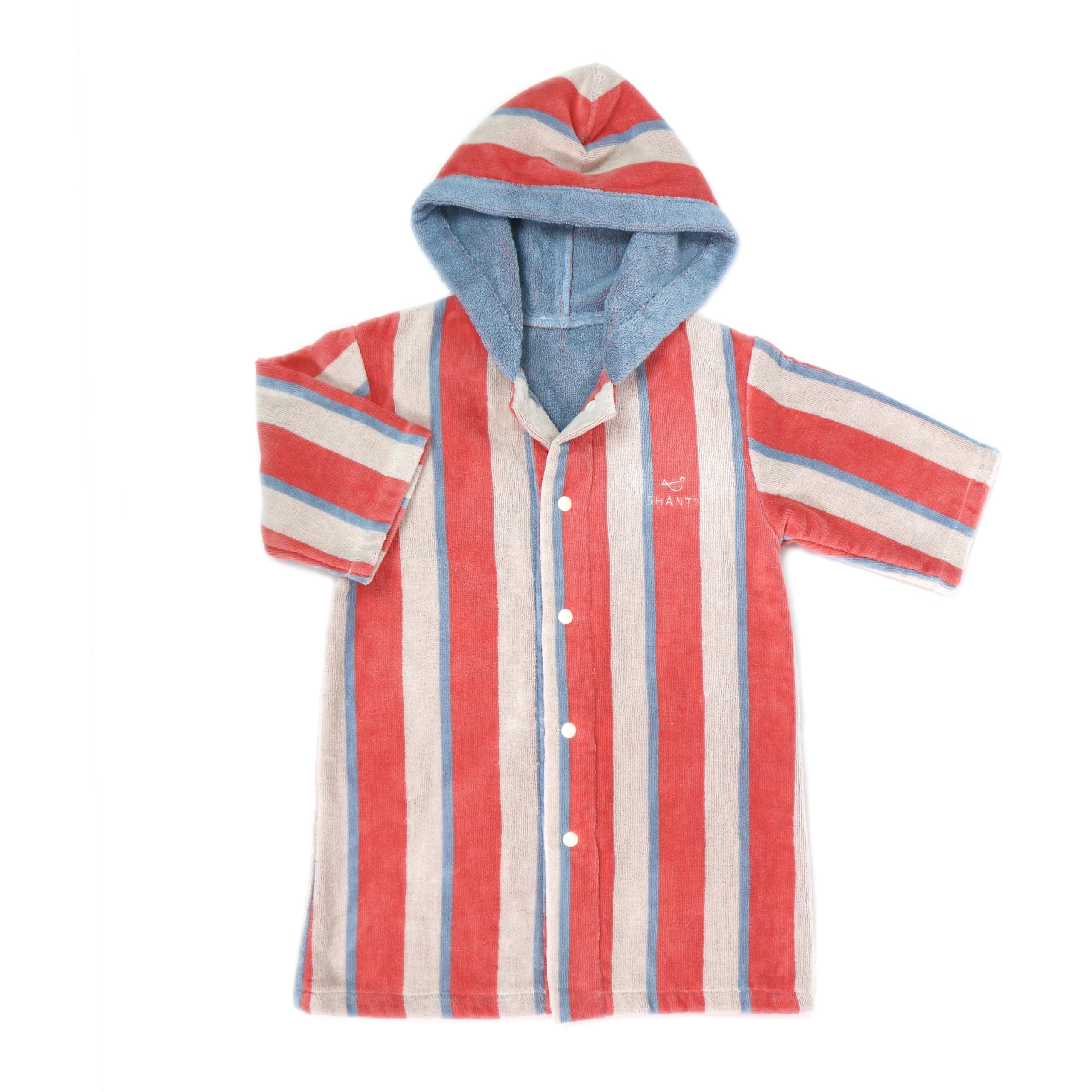 

Iori Imabari Towel SHANTI Fluffy and Absorbent Kids Bathrobe, Medium, (Orange) оранжевый