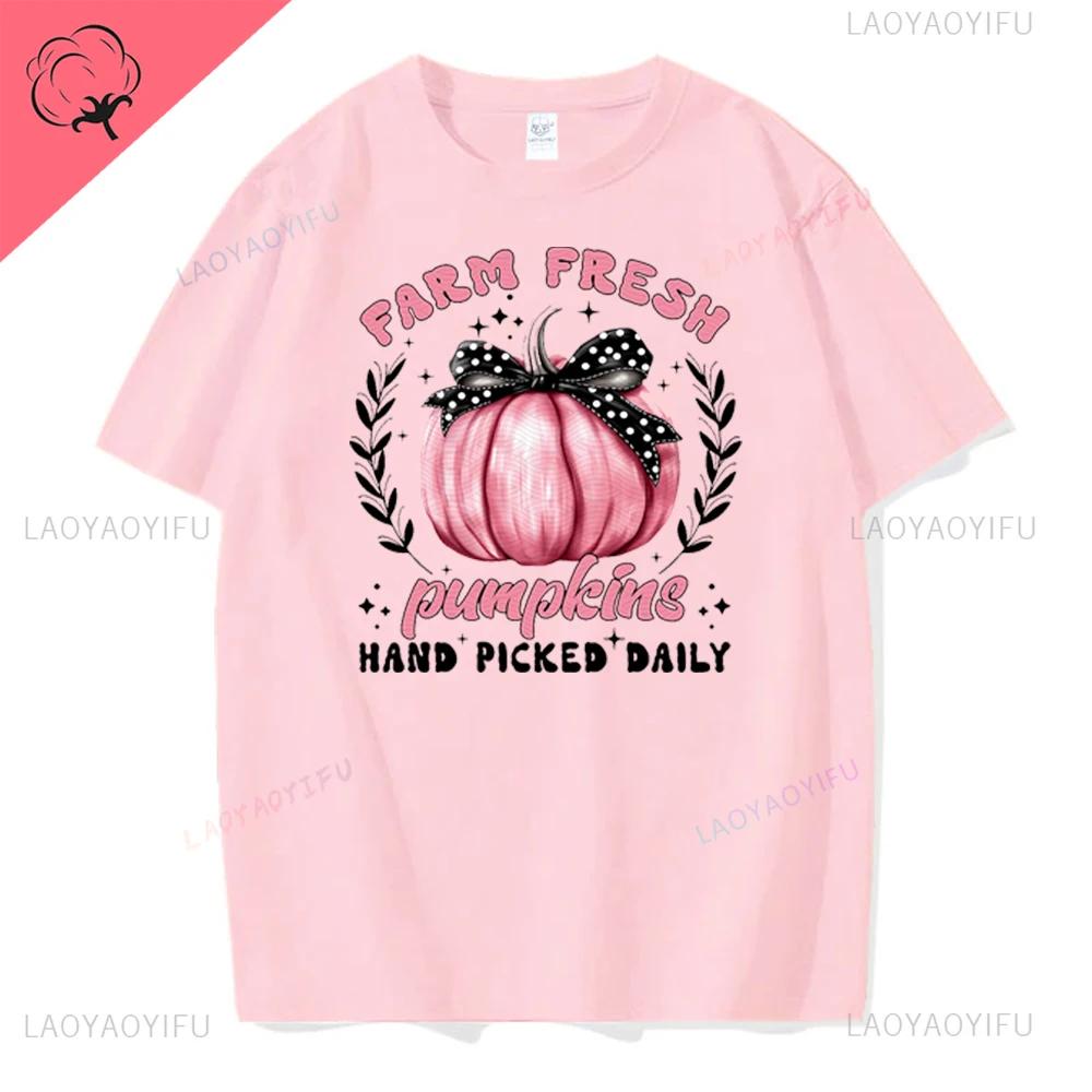 Women Ghost Pumpkin Bat Print Round Neck Pullovers Funny Halloween Costume Cotton Shirt Graphic T Shirts Y2k Top Harajuku Tops