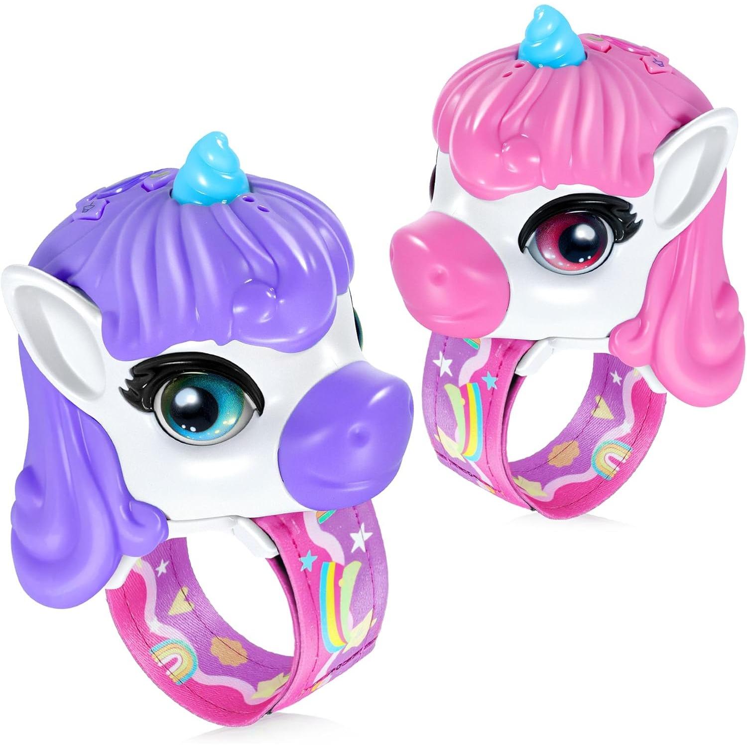 

Рации-единороги для детей, кемпинг, на открытом воздухе, игрушка для малышей, волшебная пони-рация с ремешком на запястье, подарок на день рождения для девочки