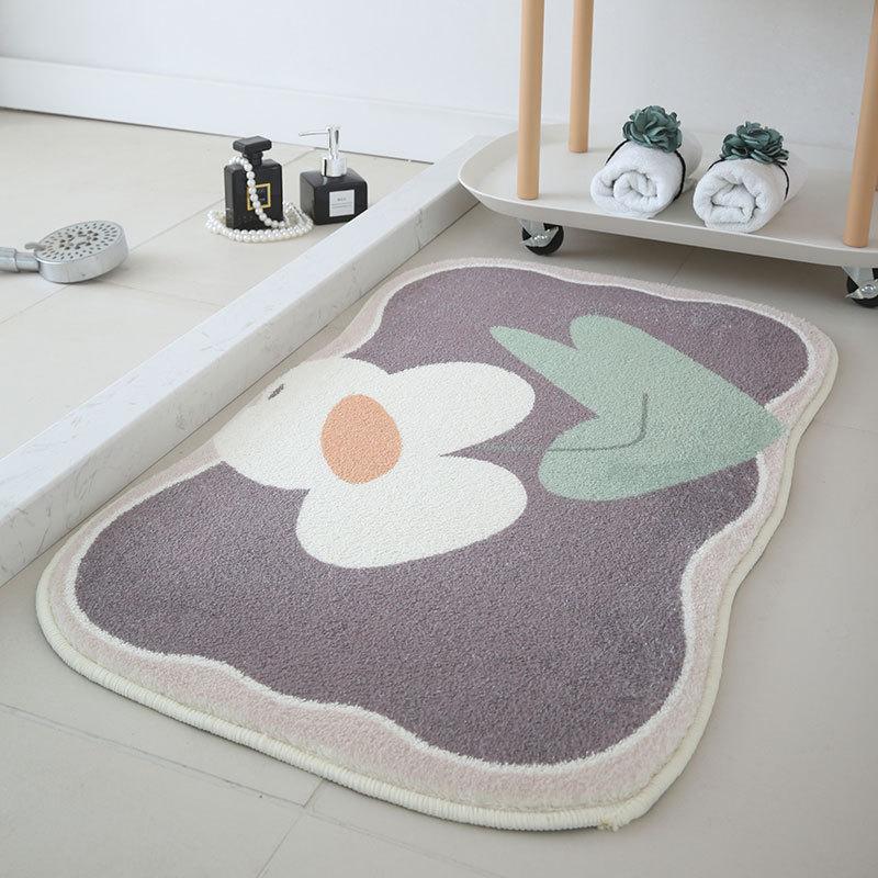 

Впитывающий коврик для ванной комнаты, симпатичный нескользящий коврик у двери в ванную, коврик для входной двери 40 * 60cm