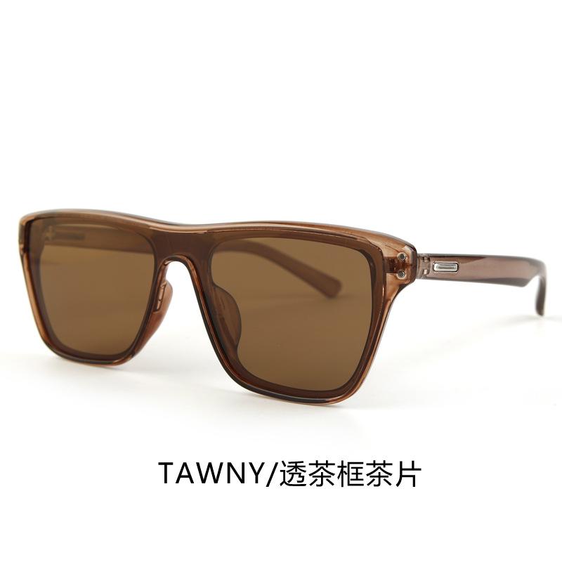 New summer sunscreen sunglasses men's large frame shows small face TR polarized sunglasses women's sunscreen sunshade glasses tide