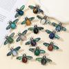 Fashion Brooch Pin With Shell And Stone For Elegant Clothing Accessory Gift