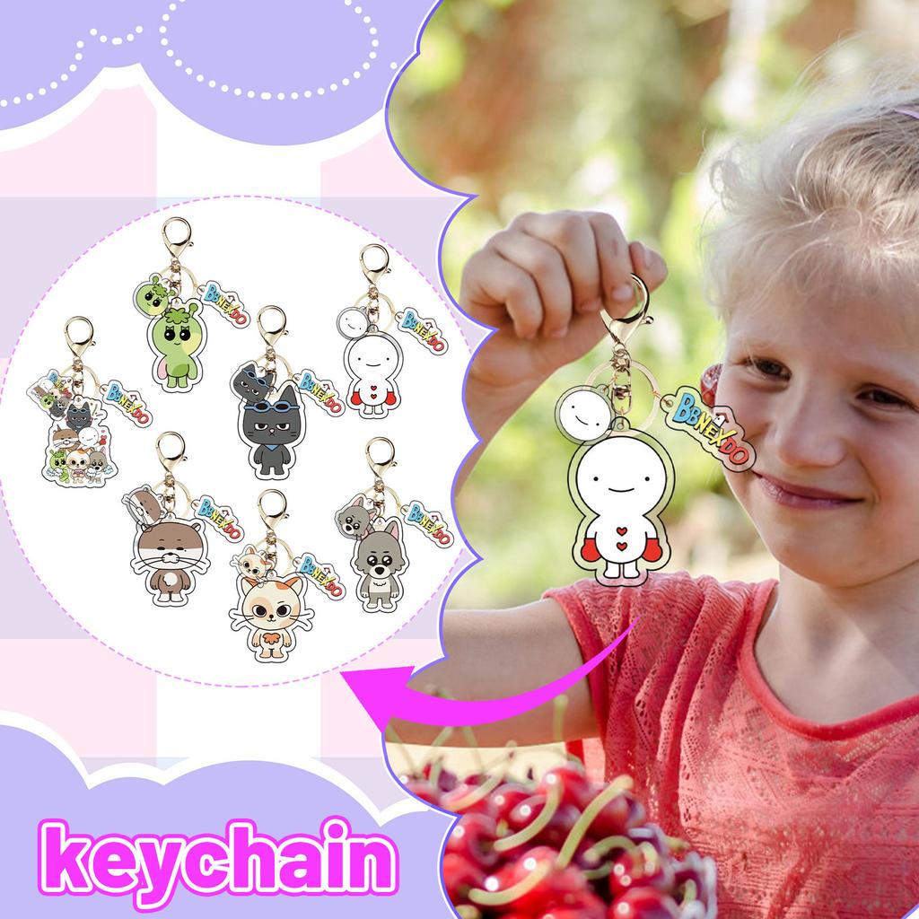 Keychains Cute Cartoon Keychains Acrylic Keychains
