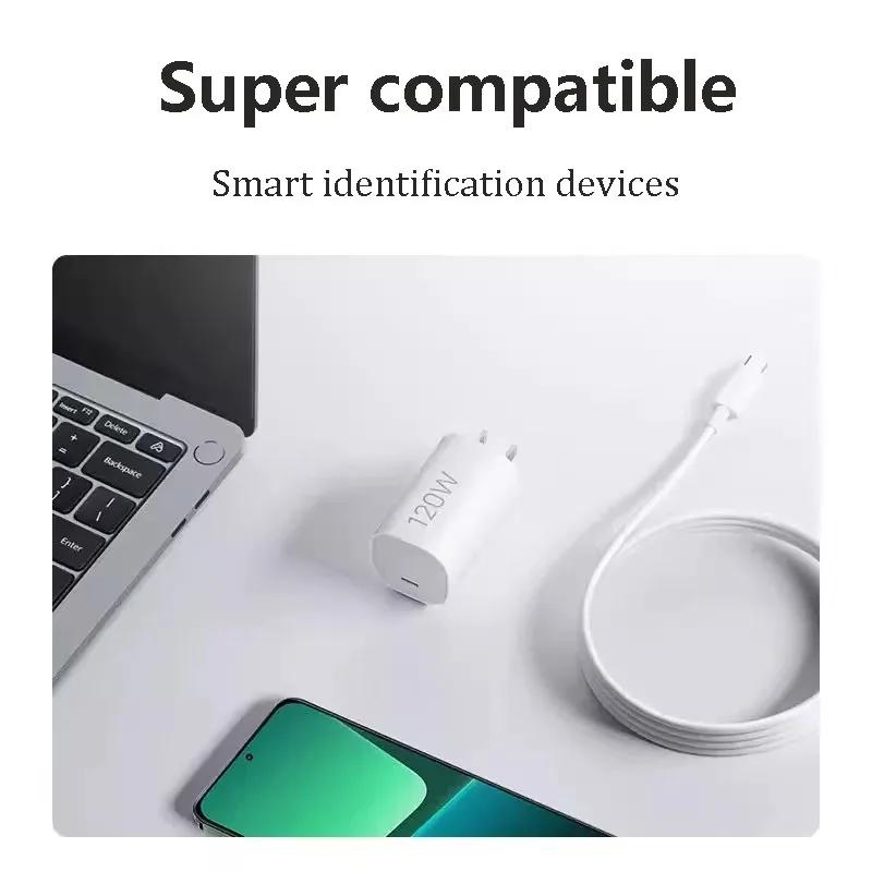 Original Xiaomi 120W GaN Little Pudding Charger Fast Charing USB-C Output With Type-c Cable Set US
