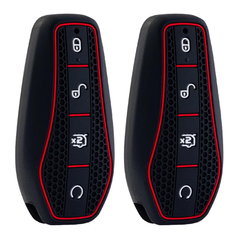 Silicone Key Case Cover For BYD Song Plus Atto 3 Han EV Tang DM Qin Seal Dolphin Remote Fob Holder Keychain Car Accessories