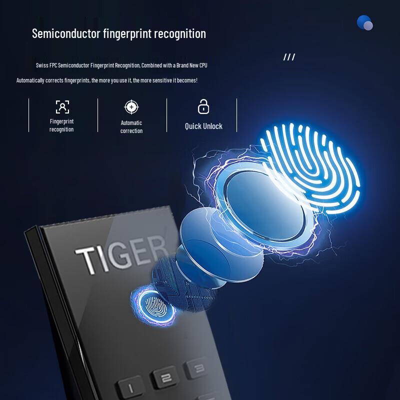 Tiger Brand Boyue Smart Safe with Fingerprint & App, 45cm