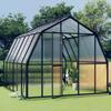Day and Night - Day and Night Greenhouse with Anthracite Gray Aluminum Structure 9.53 M²