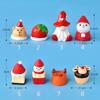 Cake Xmas Craft Christmas Decoration Micro Landscape Miniature Figurine Fairy Garden Ornament