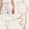 Chain Waist Metal Women With Pearl Buckle For Elegant Summer Outfits Winter