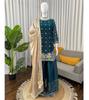 Designer Palzoo Set Elegant Ethnic Wear Women Salwar Kameez Bollywood Pakistani Suit
