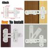 Stainless Steel Door Latch 4 Inch Hasp Bending Lock Universal Locking Latch  Barn Door