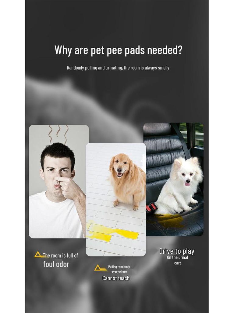 Thickened Pink Absorbent Dog Urine Pad - Training Pad for Pets