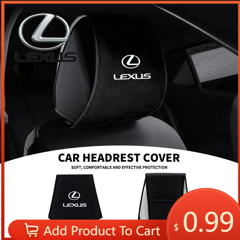 Interior Stickers Car Headrest Cover Seat Head Pillow Neck Headrest Cover Car Stying For Lexus ES300 RX330 RX300 GS300 IS250 IS2