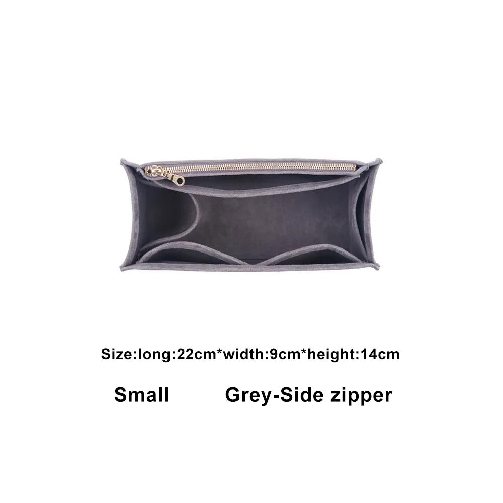 Large Capacity Tote Bag Organizer Makeup Storage Felt Insert Bag Organizer Custom Size Insert Bags for Toiletries Accessories