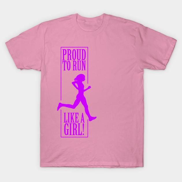 T-shirt Dam Stolt Att Springa Som En Tjej Harajuku Tryck Kawaii T-shirt Sommar Kortärmad Dam T-shirt Topp Tee