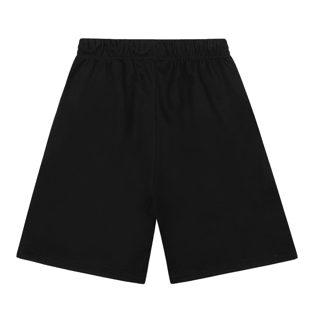 Fear of God Essentials 1977 Arch Logo Print Sweat Shorts Unisex Loose Cotton Drawstring Casual Sports Shorts 3 Colors