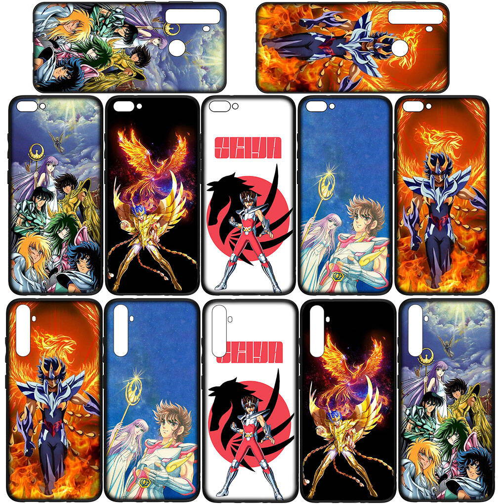 Phone Case for iPhone 17 16 15 Plus XR Huawei P30 P20 Lite Redmi Note 14 12 11 13 Pro Max OPPO A60 A80 A40 A18 A38 A54 Coque Saints Anime Seiyas Cover
