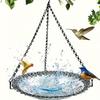 Hanging Bird Feeding Tray Garden Decoration Outdoor Bird Bath Tray Water Drinker Outdoor Garden Yard Decor Pet Feeder Trays