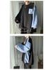 Men's Autumn Color Block Patchwork Sweatshirt – Loose Fit, Long Sleeves, Round Neck