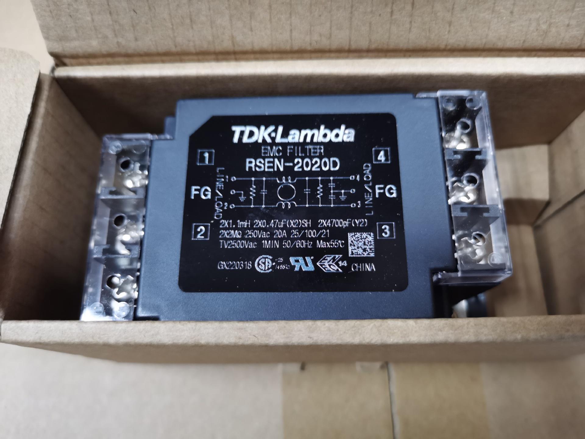 

TDK-LAMBDA RSEN-2020D Single-phase 20A Filter, Brand New in Stock Vishay