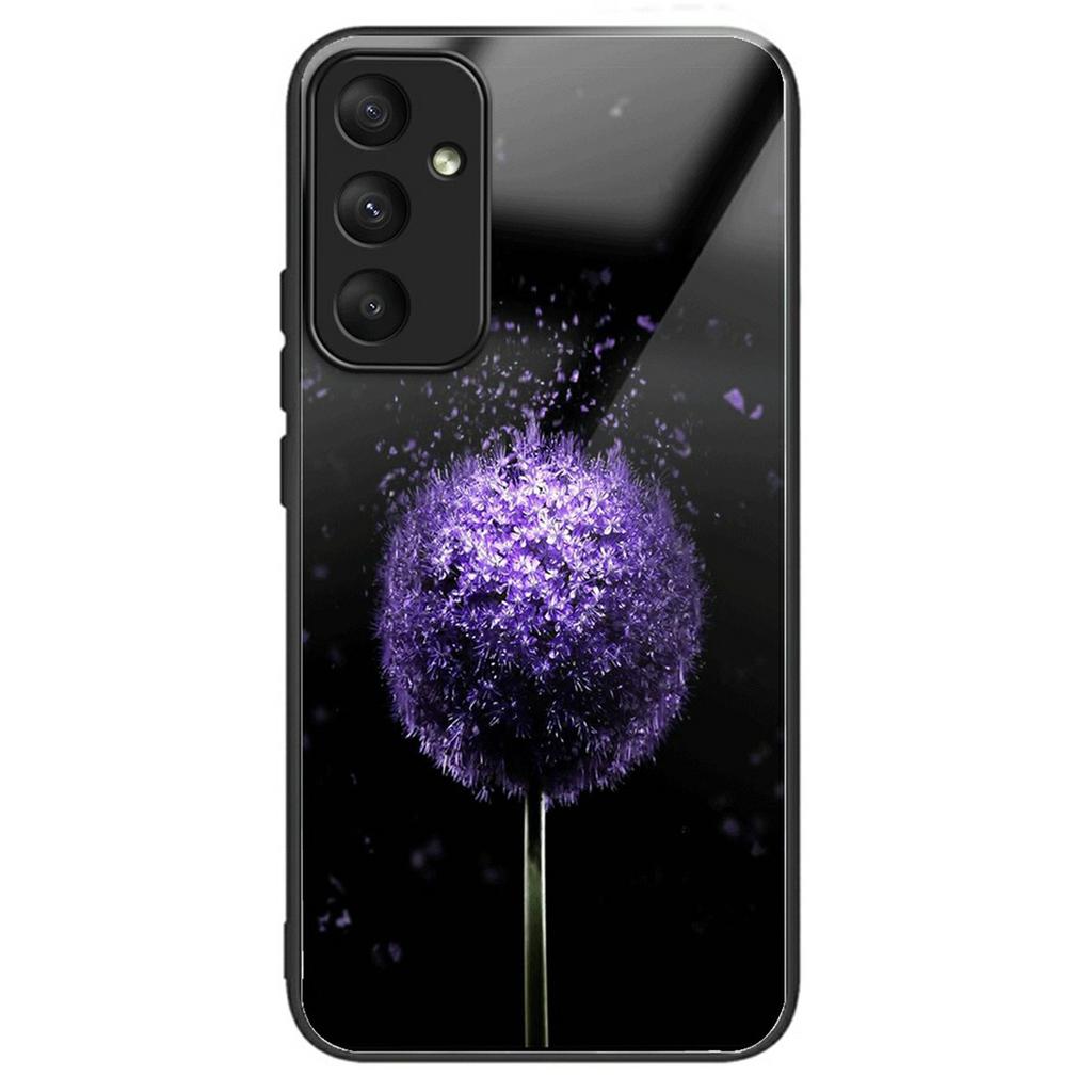 For Samsung Galaxy S25 Case Tempered Glass TPU Drop-Proof Phone Cover Pattern Printing