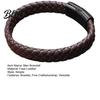 Faux Leather Bracelet Men Imitation Lightweight Wear-resistant Retro Gift Style