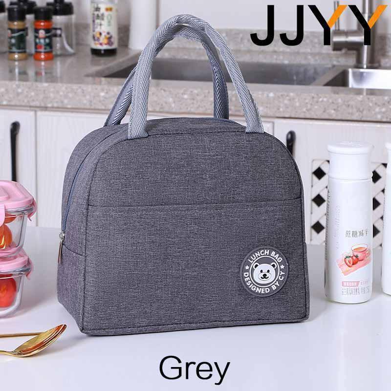 1Pc Portable Lunch Bag Waterproof Insulated Cool Thermal Food Storage Box Tote for Outdoor Travel Student Thermal Bag