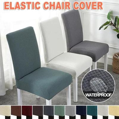 Fodera per sedia jacquard Fodera per sedia elastica Fodera elasticizzata Coprisedile Protettore Sedia antipolvere Decora la sala da pranzo Festa di nozze