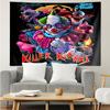 Clown Horror Tapestry Hanging for Bedroom,Livingroom, Playroom,Decor Art Room Wall Tapestry Holiday and Birthday Gifts