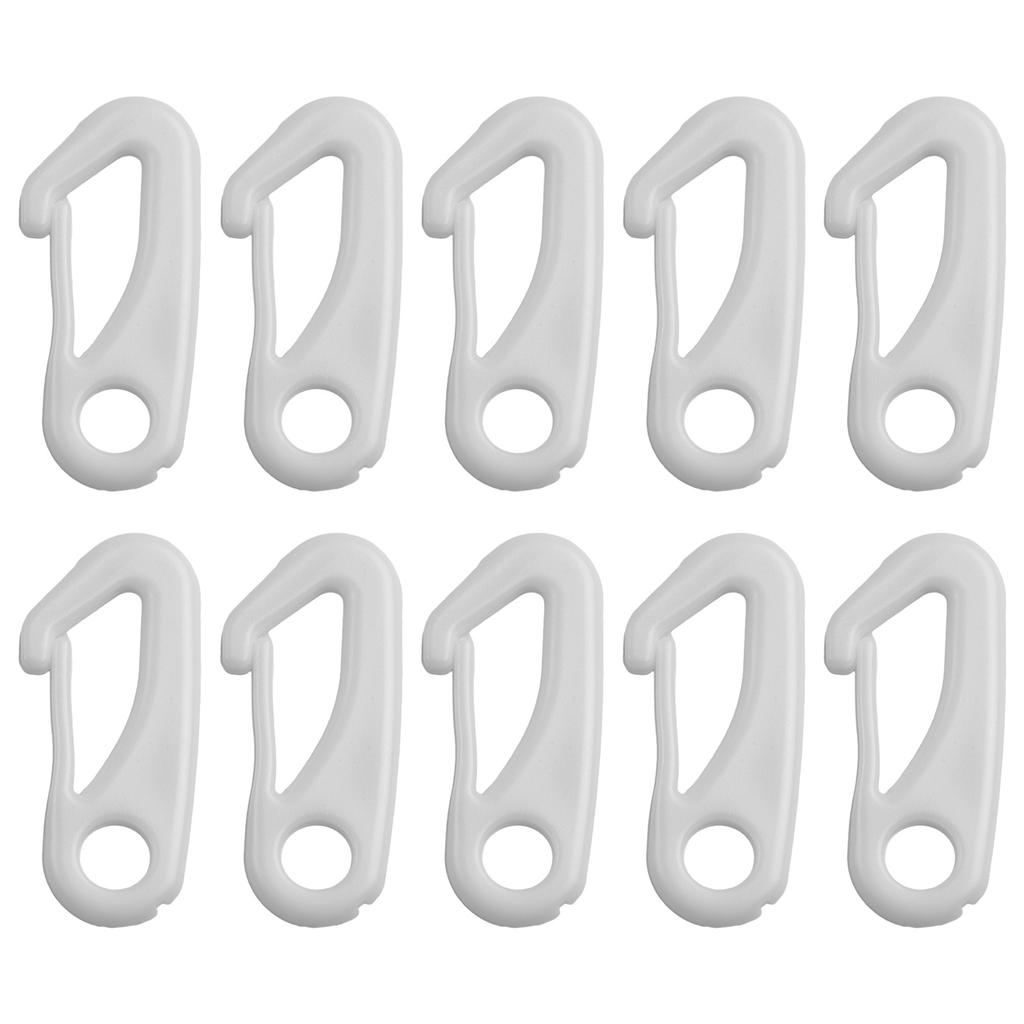 Clips Hook Clips Garden Nylon Injection Molding Plastic Flag Button White Curtains Flagpole Accessories Anti-UV