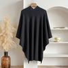 Damen Poncho Winter Warm Einfarbig Schal Doppelseitige Designer Decke Luxus Schal Damen Umhang Kaschmir Pashmina Umhang Stola
