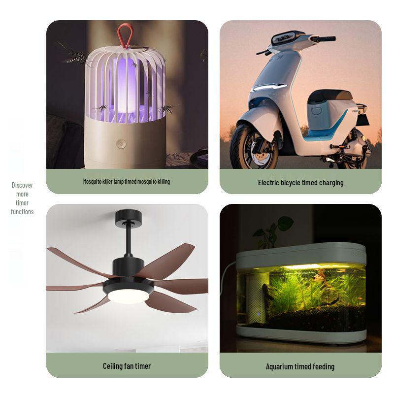 220V Mechanical Timer Switch Control for Water Pump - Automatic Power Off Socket Panel