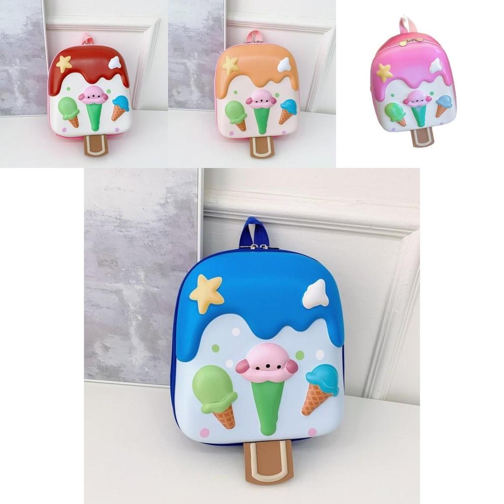 Childrens Cartoon Ice Cream Backpack With Oxford Fabric For Preschool Kids