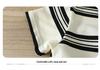 2025 Kids' Striped POLO Shirt - Unisex Summer Lapel Short Sleeve Color Block Top, Korean Style